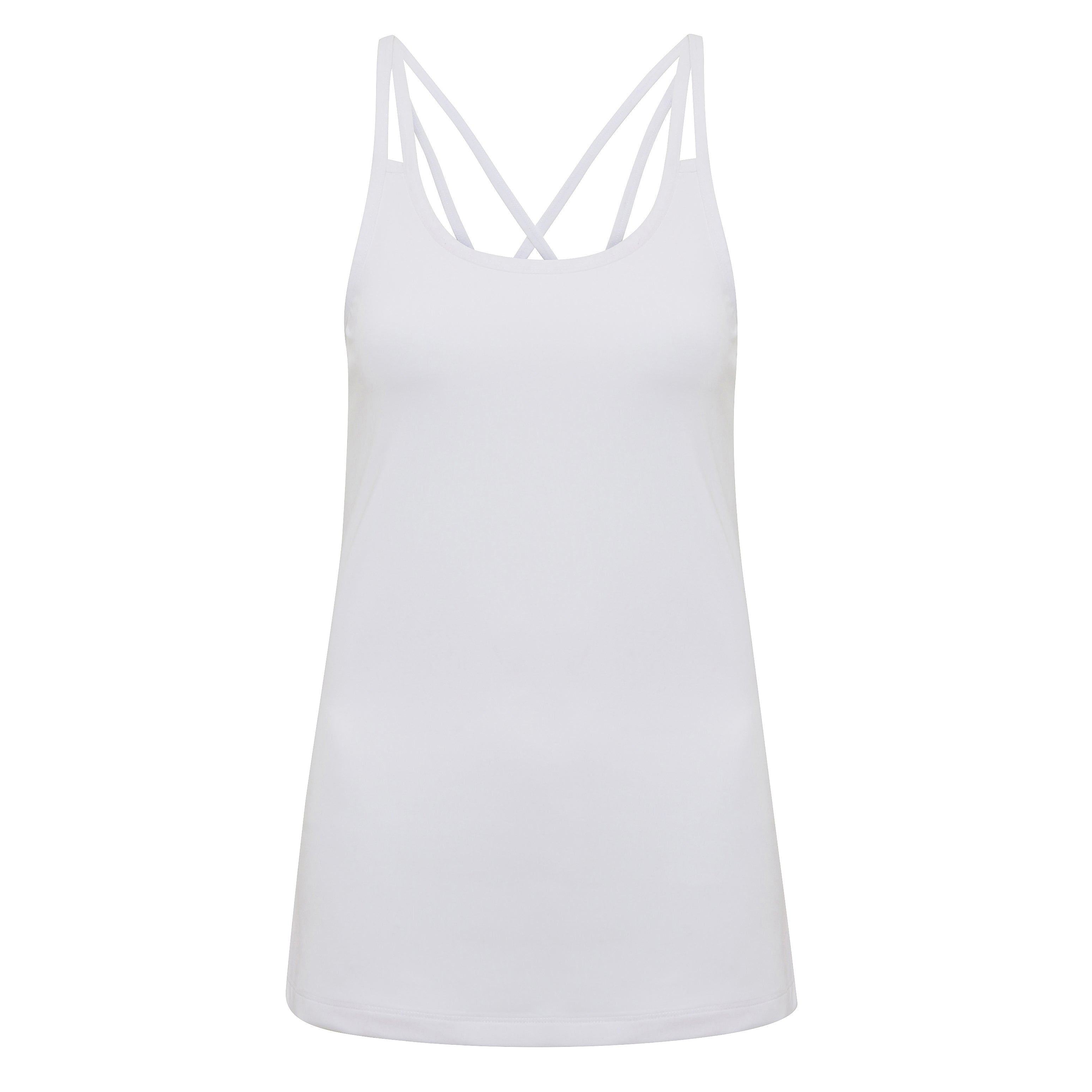 Women's TriDri® 'laser cut' spaghetti strap vest