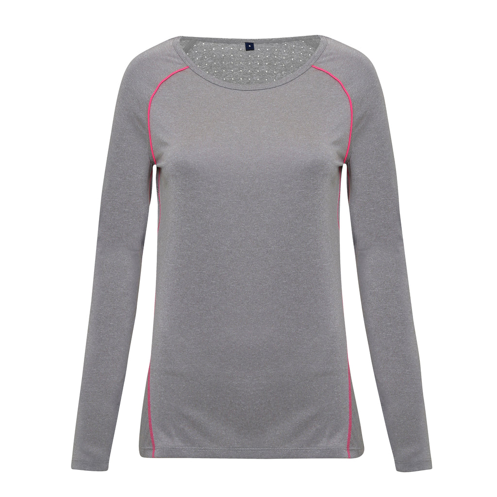 Women's TriDri® 'laser cut' scooped top