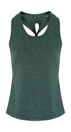 Women's TriDri® yoga knot vest