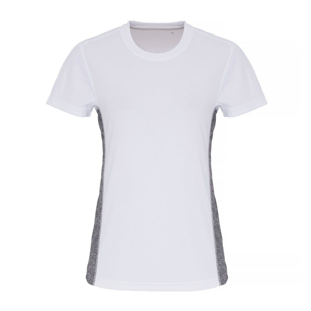 Women's TriDri® contrast panel performance t-shirt