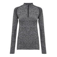 Load image into Gallery viewer, Women&#39;s TriDri® seamless &#39;3D fit&#39; multi-sport performance zip top
