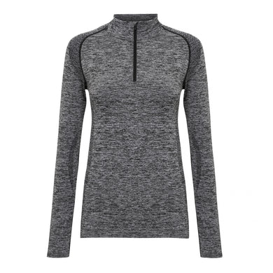 Women's TriDri® seamless '3D fit' multi-sport performance zip top