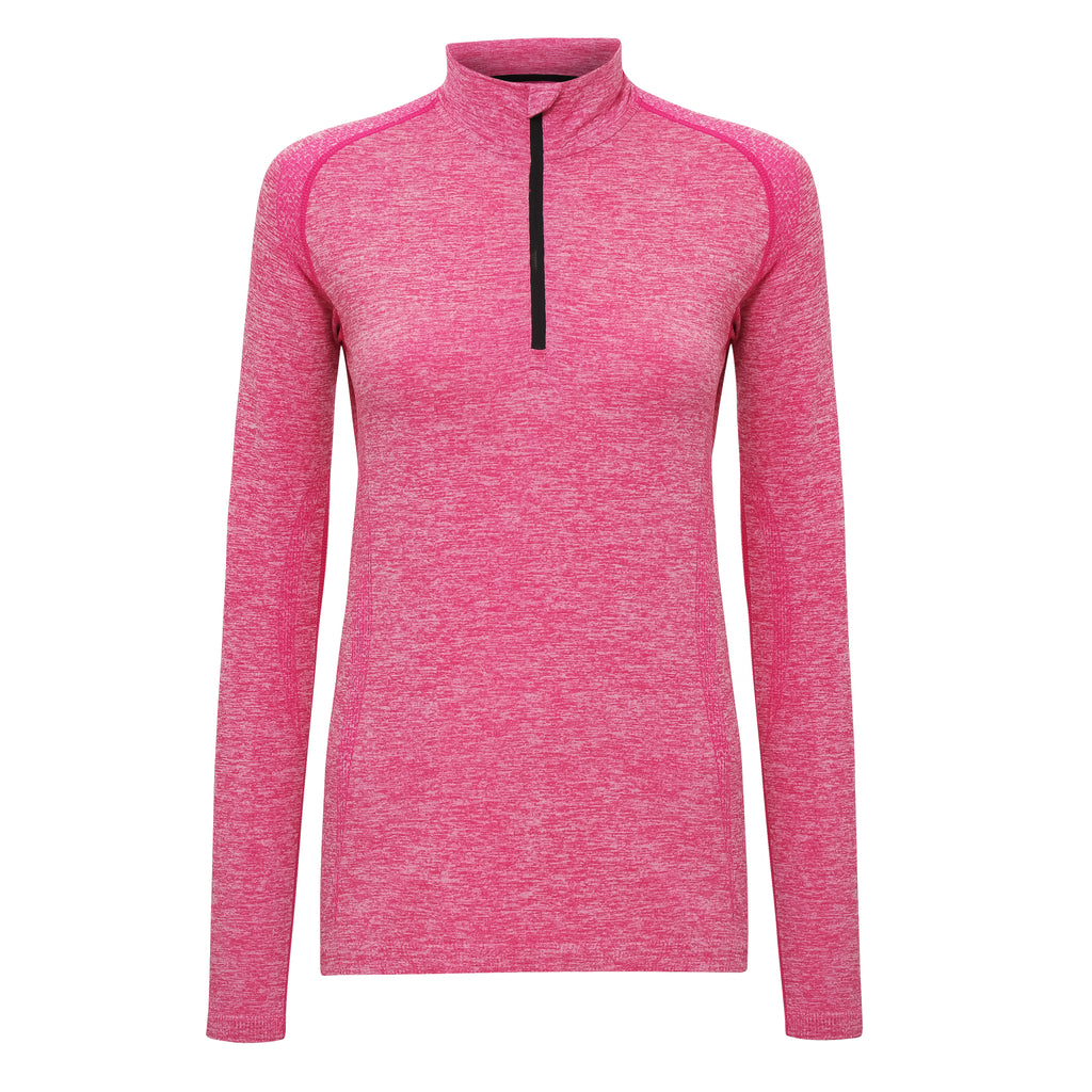 Women's TriDri® seamless '3D fit' multi-sport performance zip top