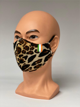 Load image into Gallery viewer, High Quality 3 ply Barrier face mask - Leopard
