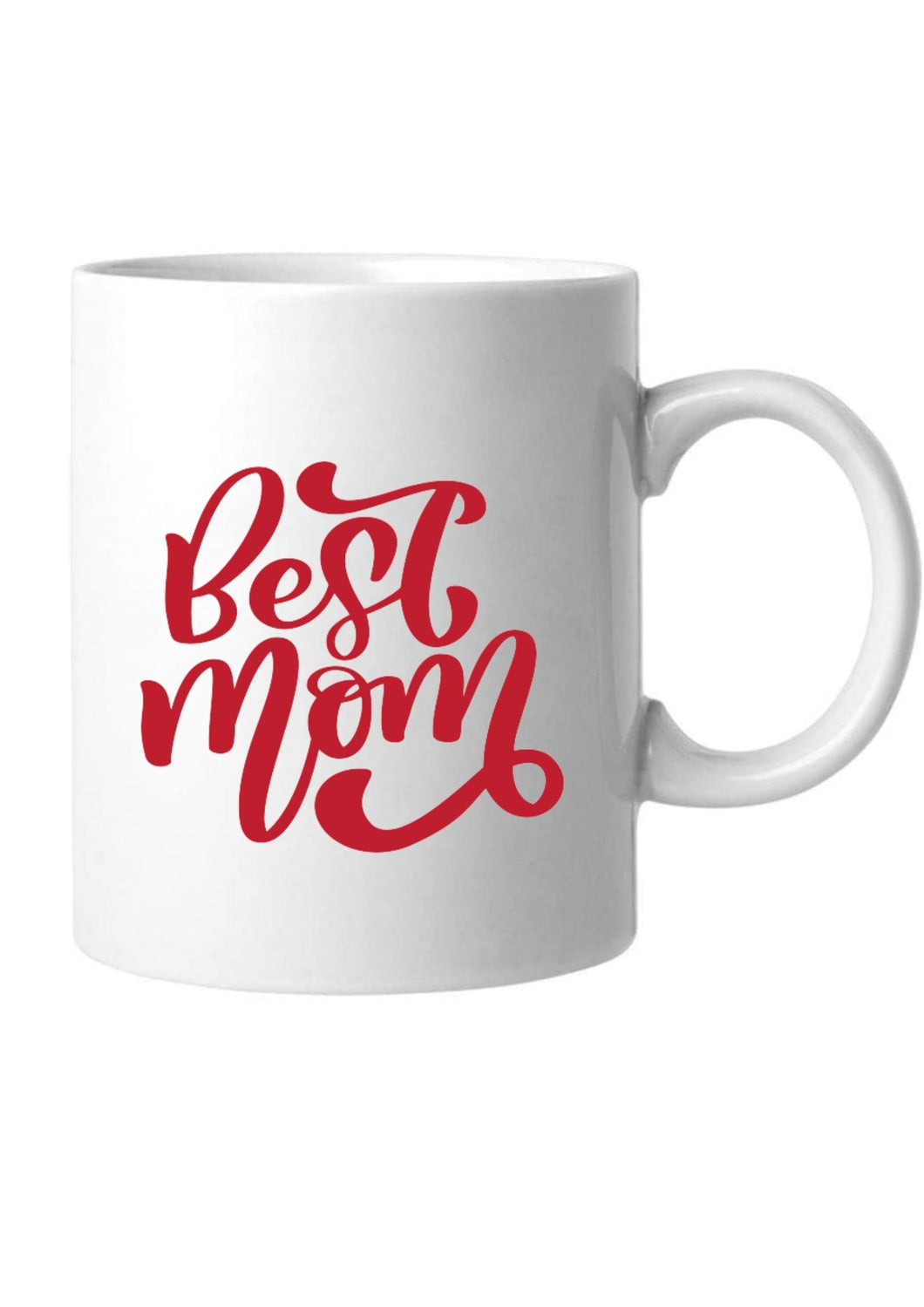 Mothers Day - White Logo Mug  'Best Mom'