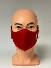 Load image into Gallery viewer, High Quality 3 ply hygiene face mask - Red and white LFC