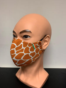 High Quality 3 ply Barrier face mask - Giraffe