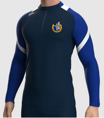 New Season Gaelic Armour Culainn Half Zip Navy Royal - Naomh Martin