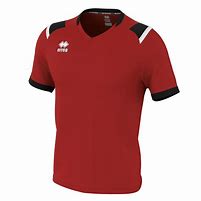 Errea Lucas unisex training t-shirt - Red Black and White