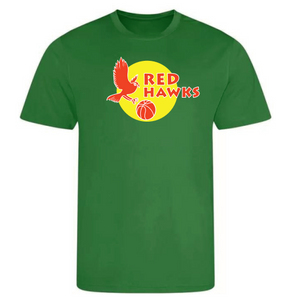 Redhawks Basketball Tee - Large Logo