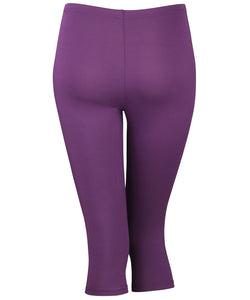 Ladies Softex Capri Pants - Purple